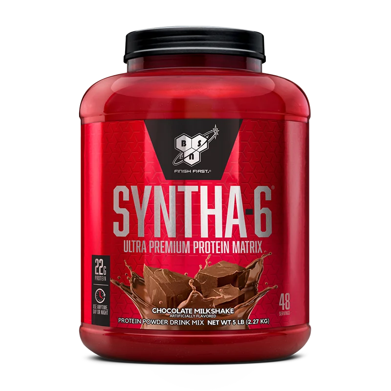 BSN Syntha 6 Protein Powder - 5 lbs, 2.27 kg for Muscle Recovery.