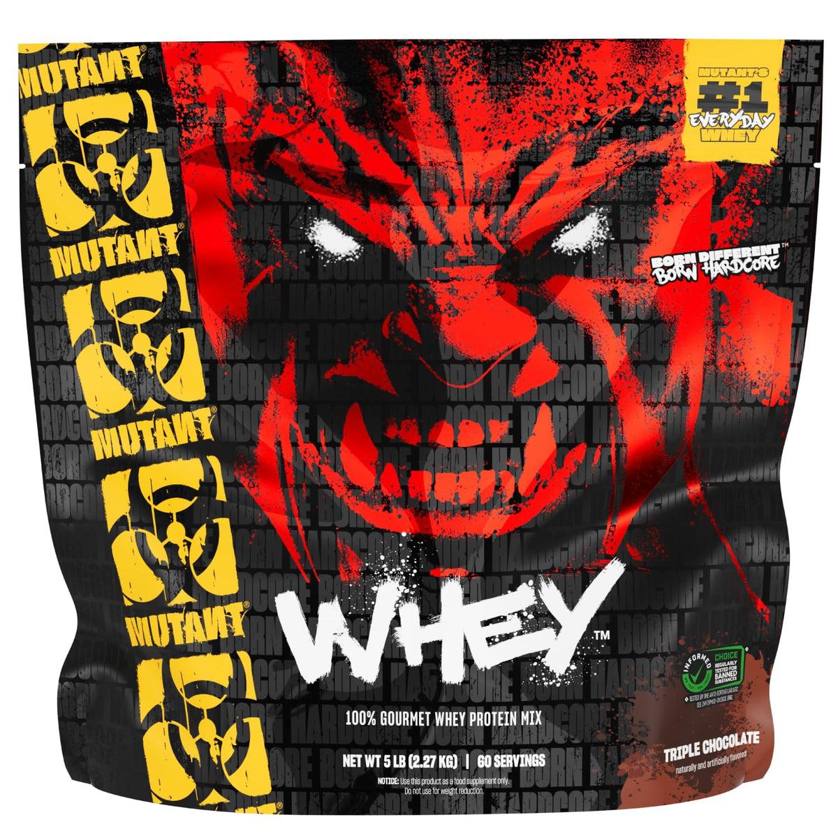 Mutant Whey, 5lbs (2.27 kg)