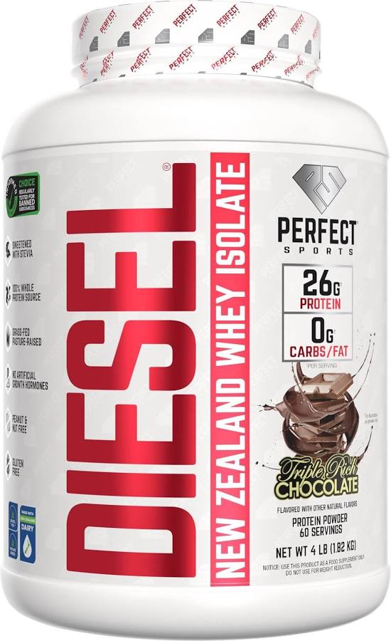 PERFECT Sports Diesel New Zealand Whey Isolate 4lbs