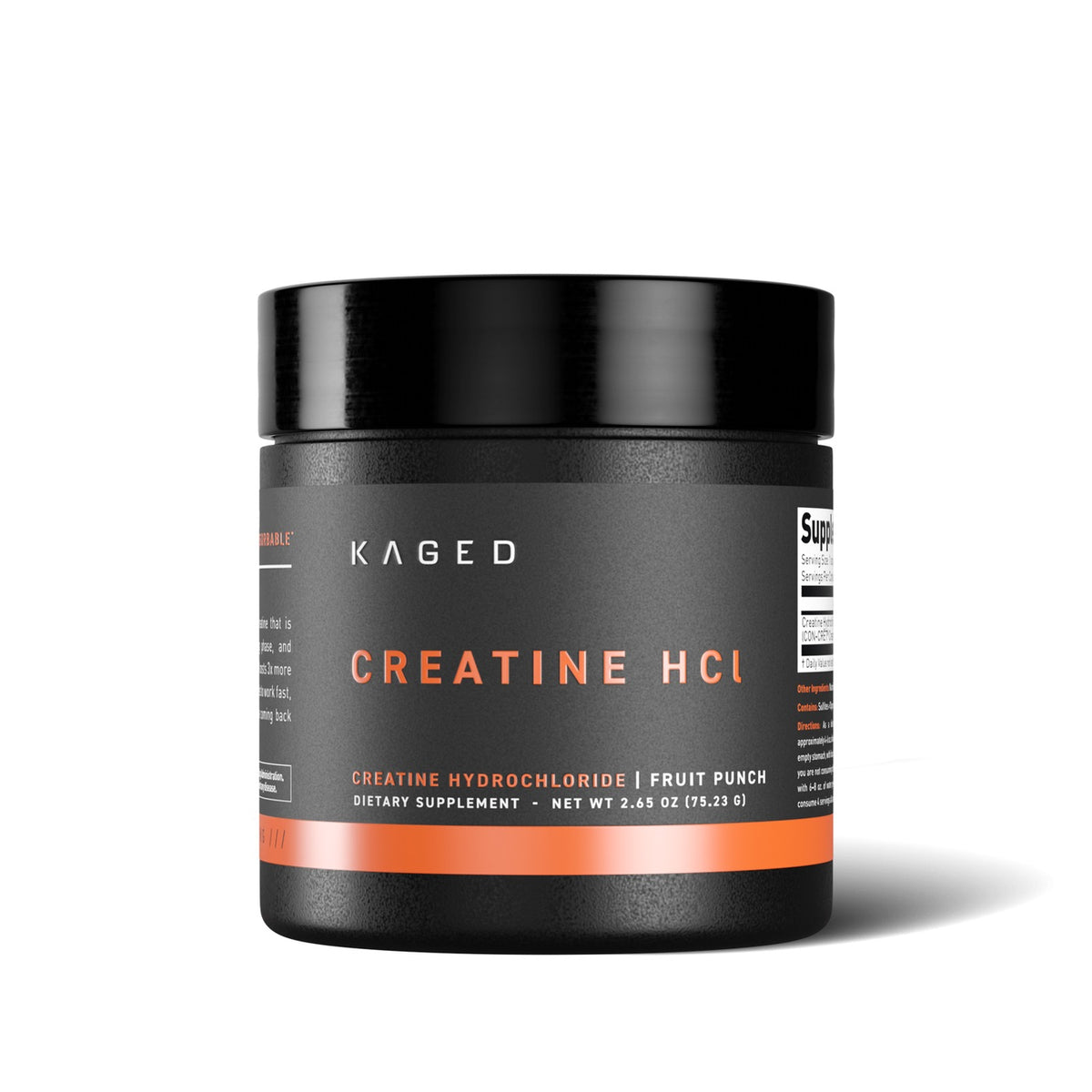 Kaged Creatine HCl – Fruit Punch, 75 Servings