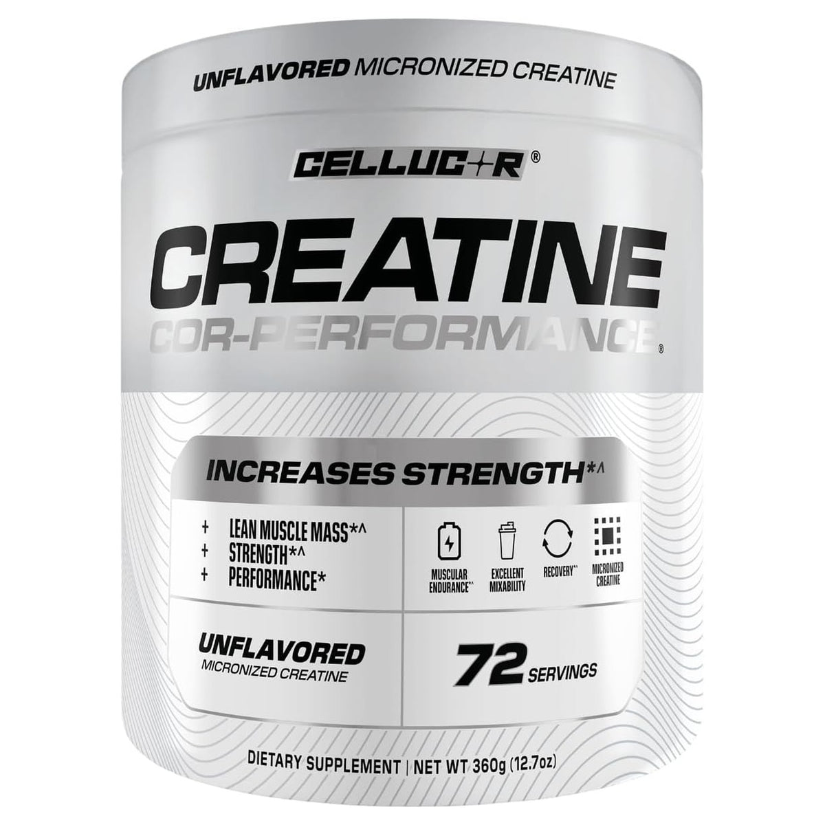 Cellucor COR-Performance Creatine – Unflavoured, 360 g (72 Servings)
