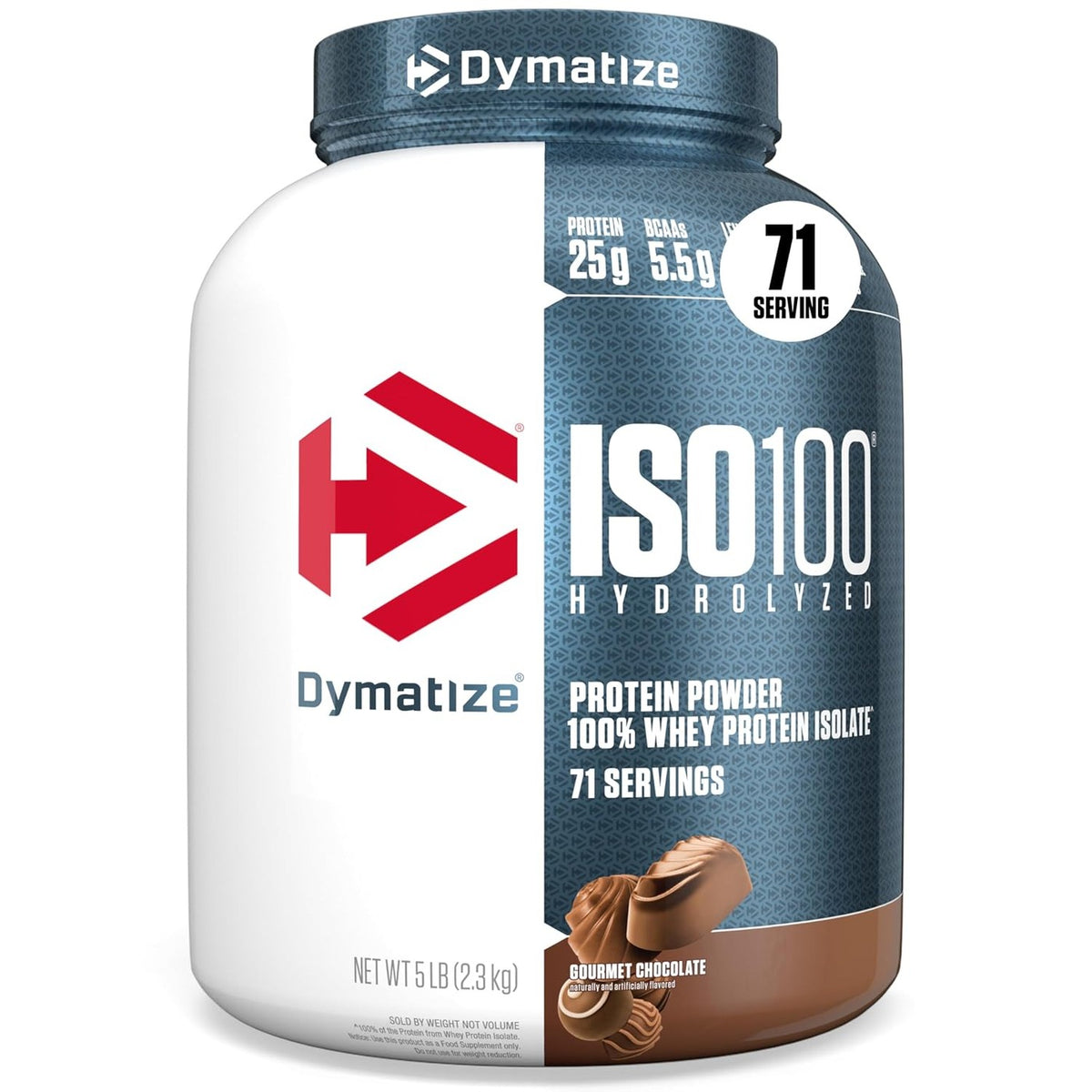 Dymatize ISO100 Hydrolyzed Whey Protein Isolate – 5 lb (2.3 kg)