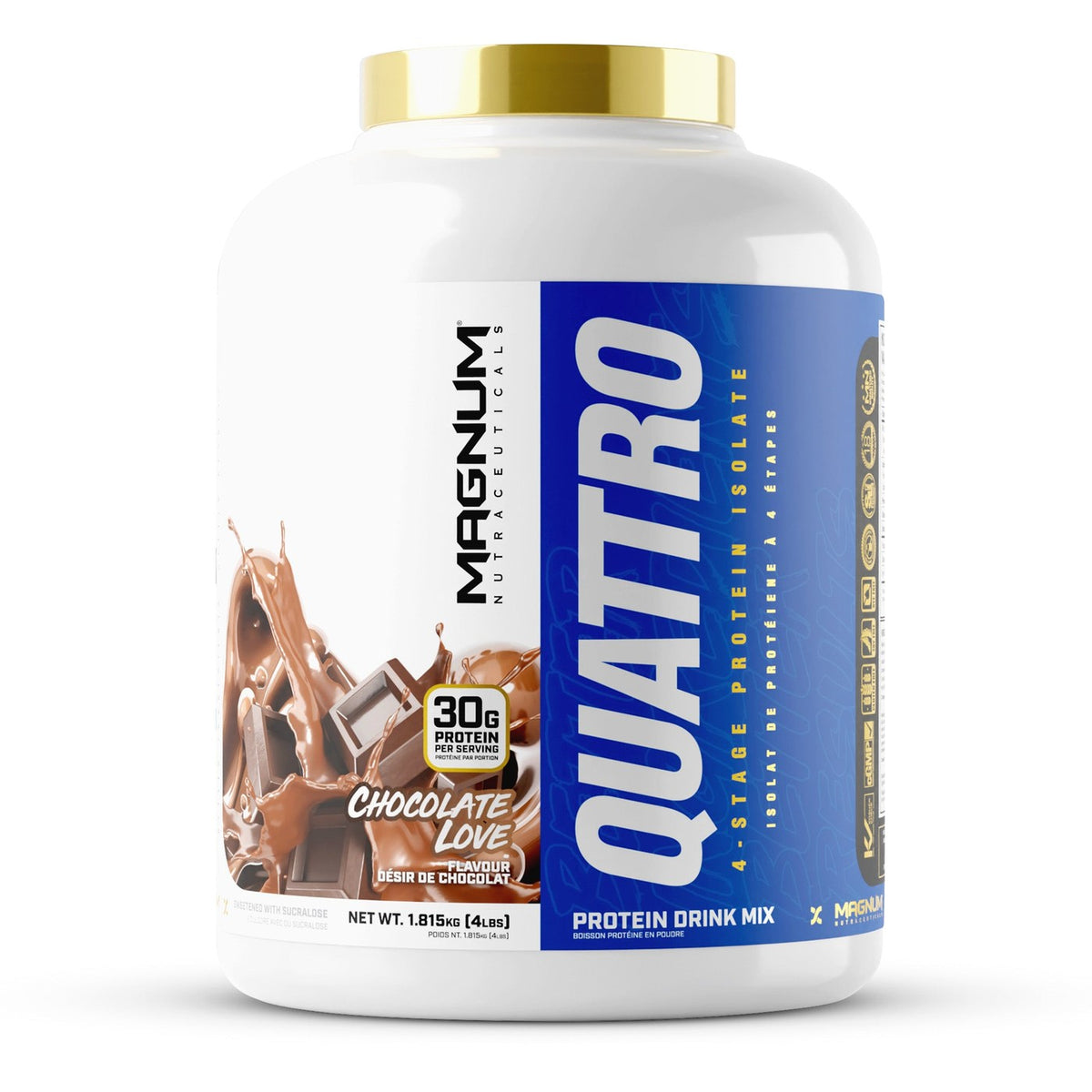 Magnum Quattro 4-Protein Isolate Blend – 4 lb (1.8 kg)