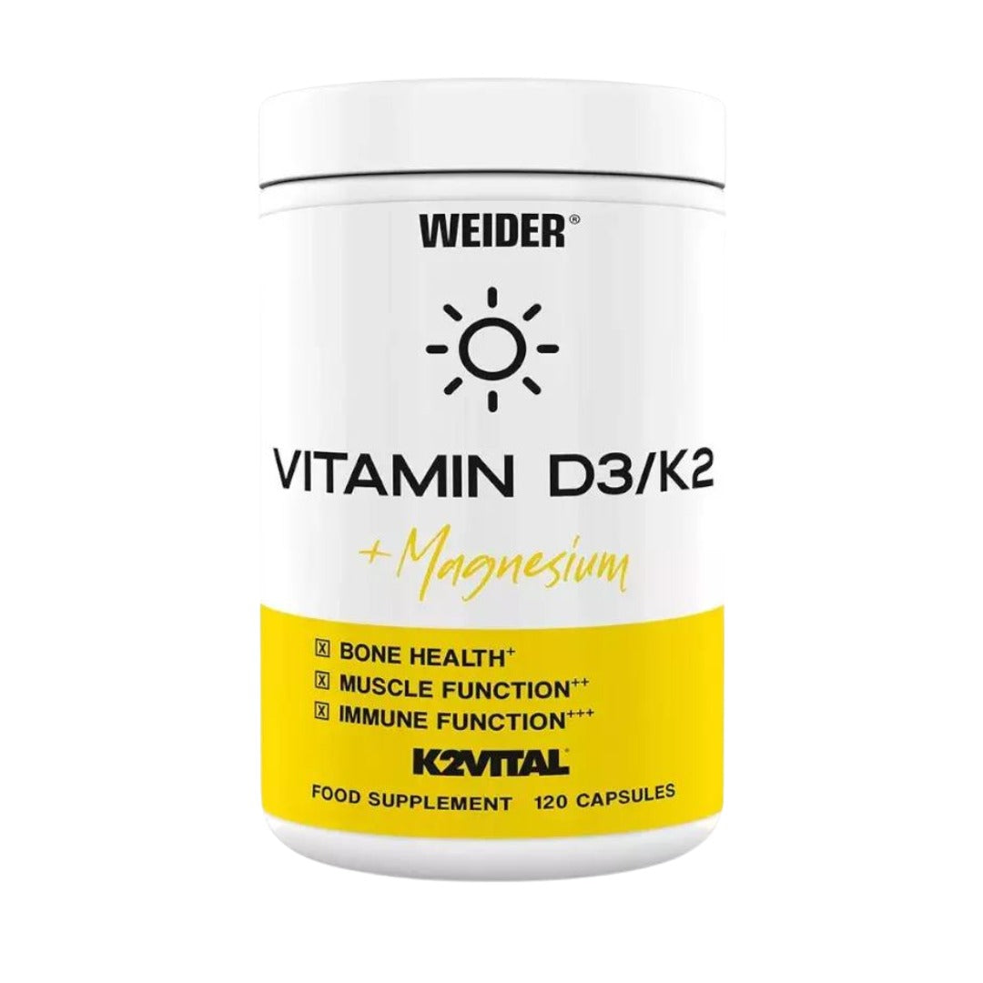 Weider Vitamin D3/K2 + Magnesium 120 capsules