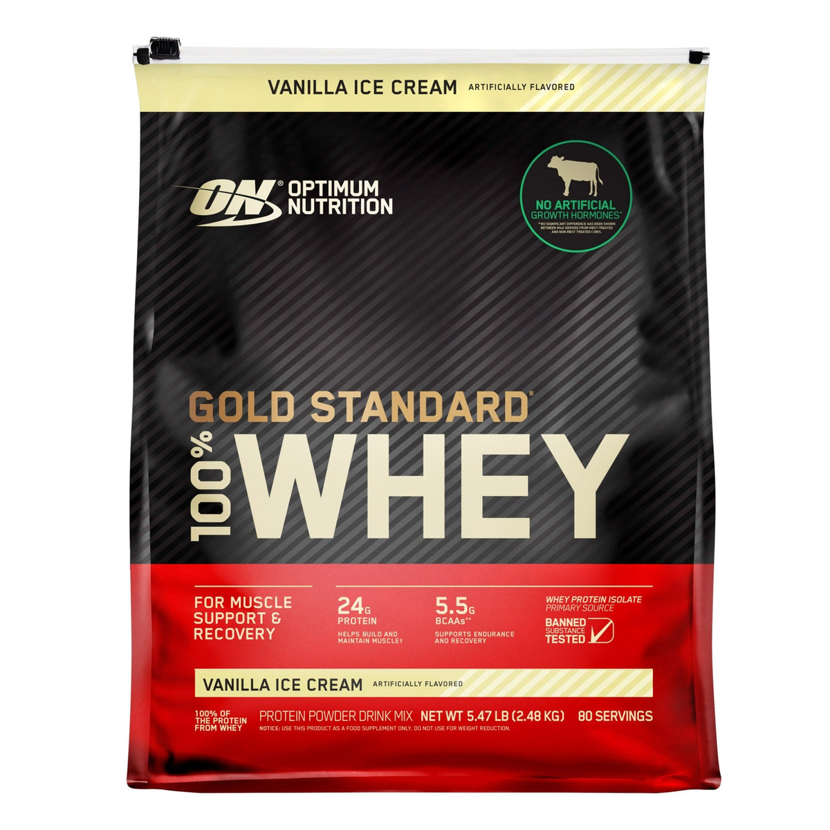 Optimum Nutrition Gold Standard 100% Whey Vanilla Ice Cream