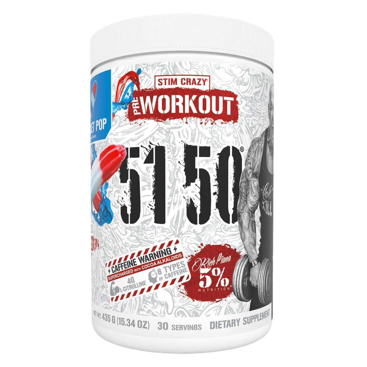 5% Nutrition 5150 High Stimulant Pre-Workout – 30 Servings