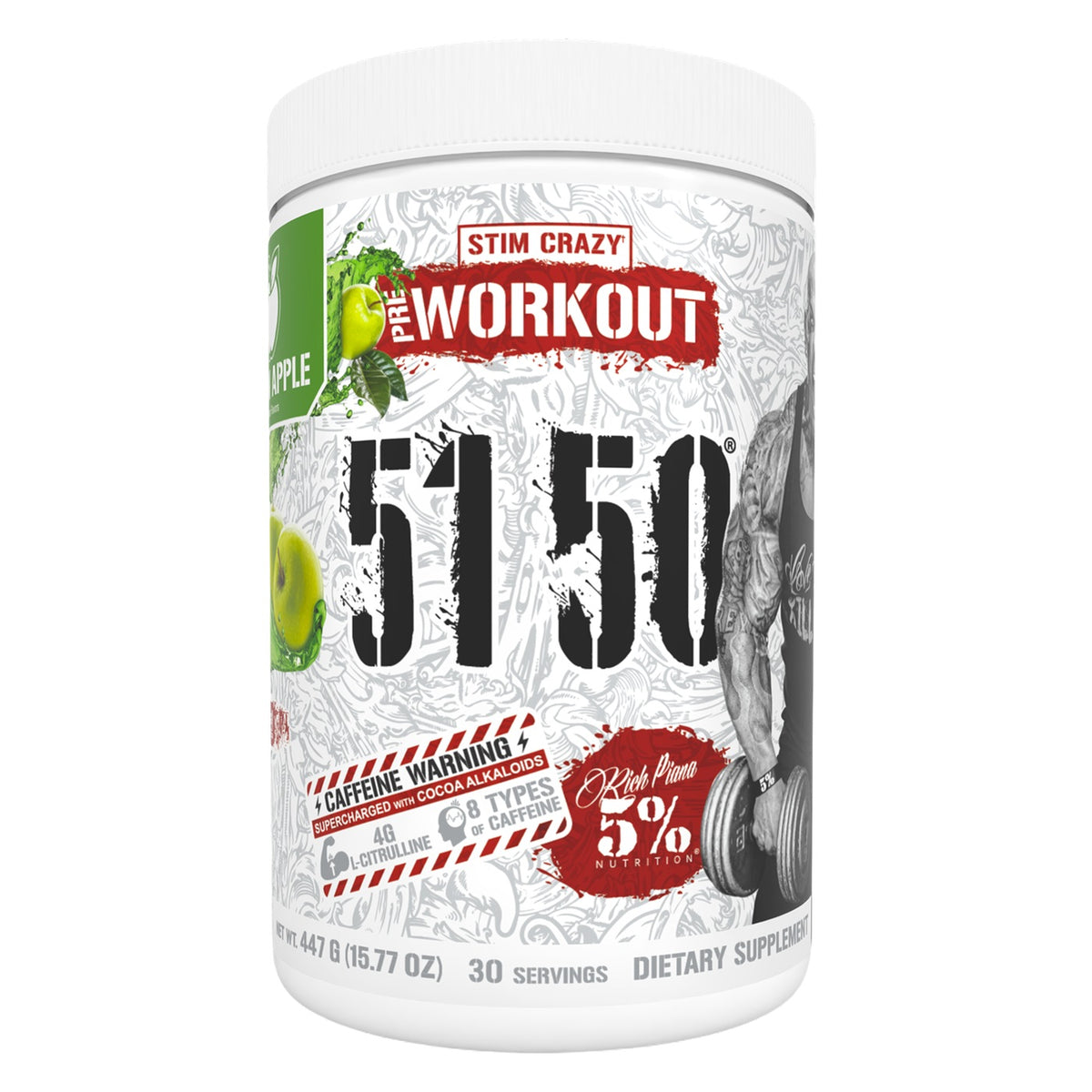 5% Nutrition 5150 High Stimulant Pre-Workout – 30 Servings