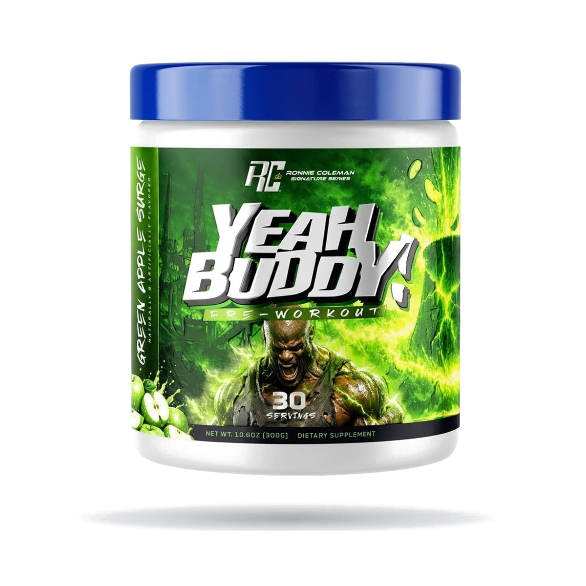 Ronnie Coleman Signature Series Yeah Buddy Pre-Workout – Green Apple, 30 Servings