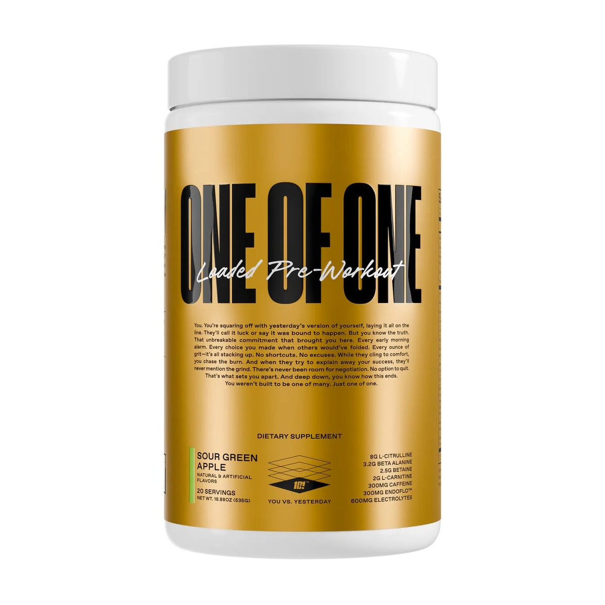 One of One Loaded Pre-Workout – 20 Servings