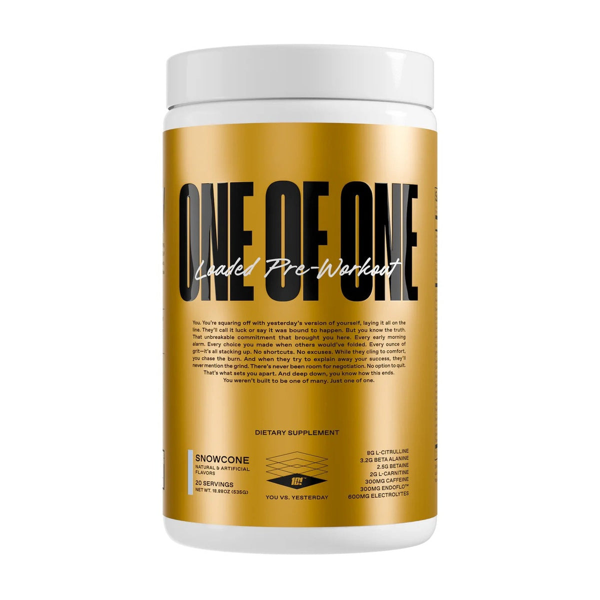 One of One Loaded Pre-Workout – 20 Servings