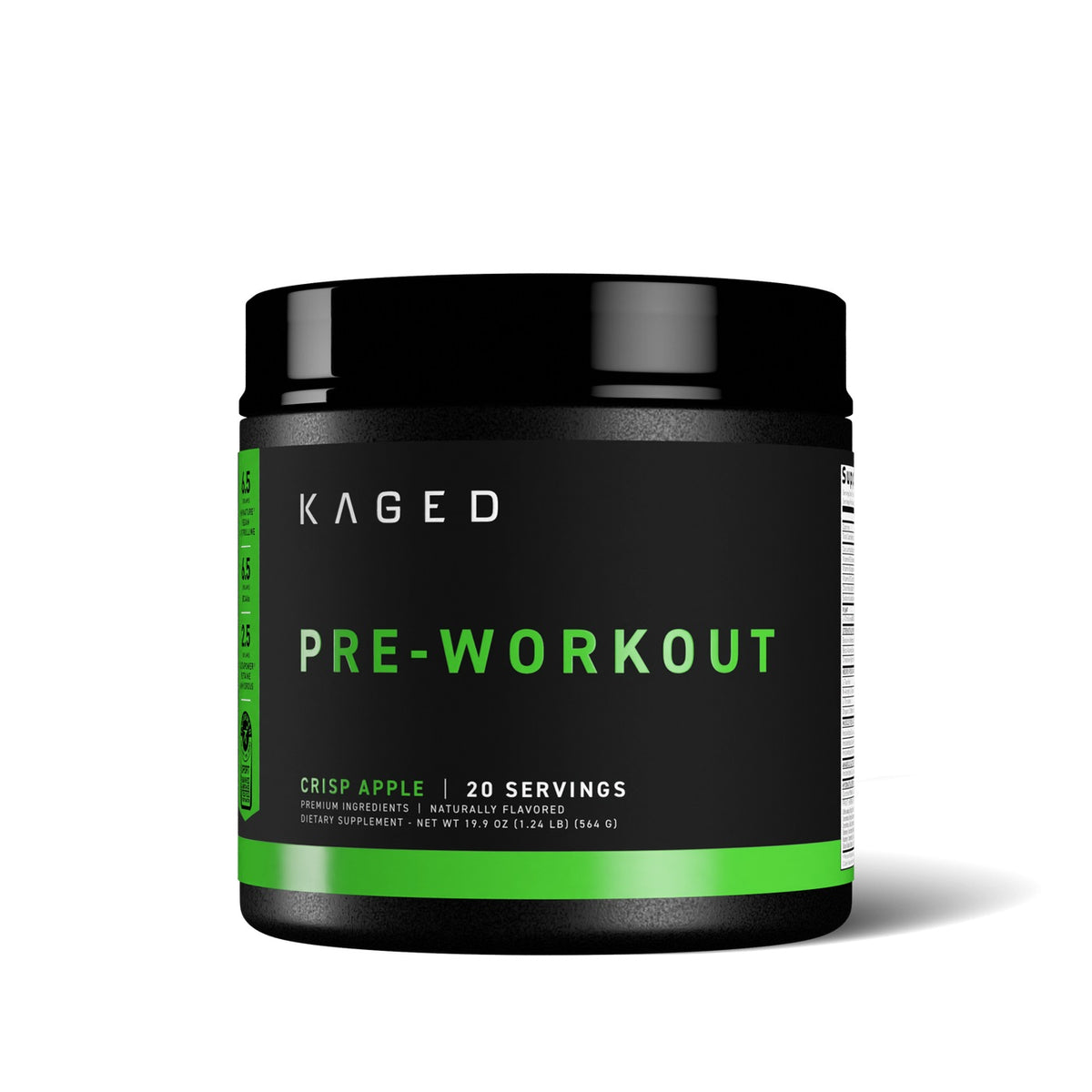 Kaged Pre-Kaged Pre-Workout – Crisp Apple, 20 Servings