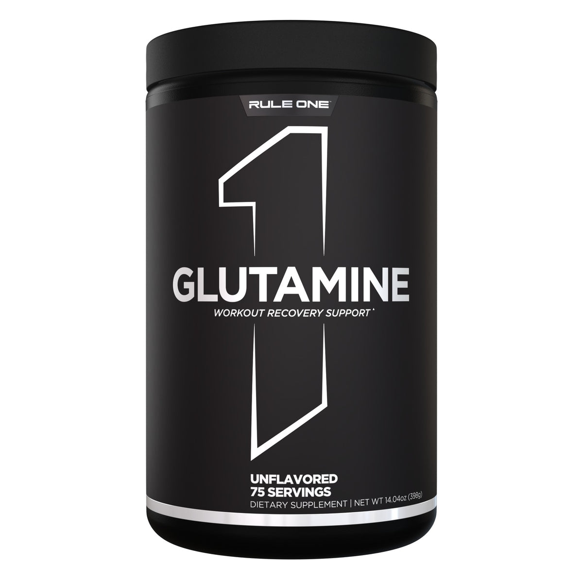 Rule 1 Glutamine – Unflavoured, 75 Servings