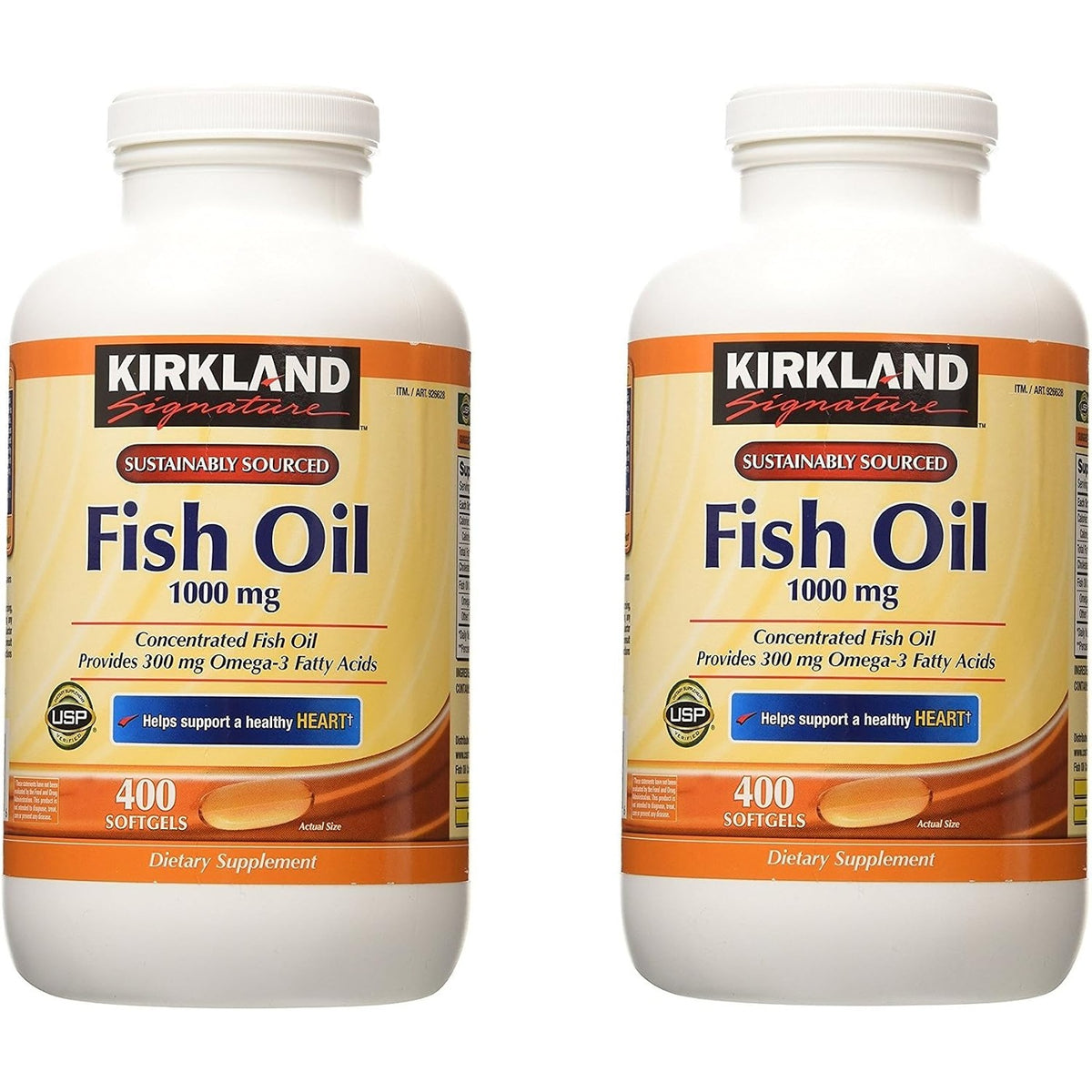 Kirkland Signature Fish Oil 1000 mg – 400 Softgels