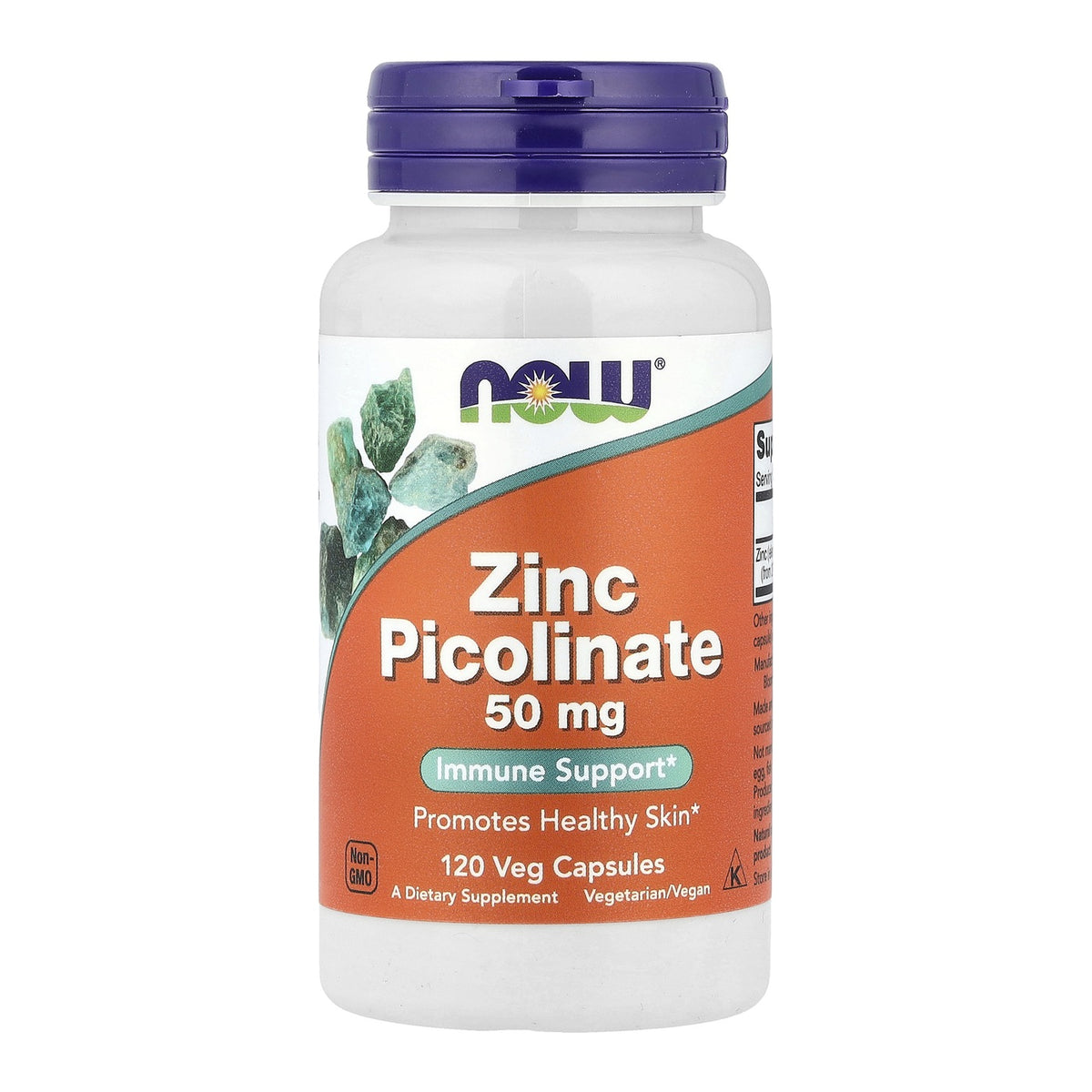 NOW Foods Zinc Picolinate 50 mg – 120 Veg Capsules
