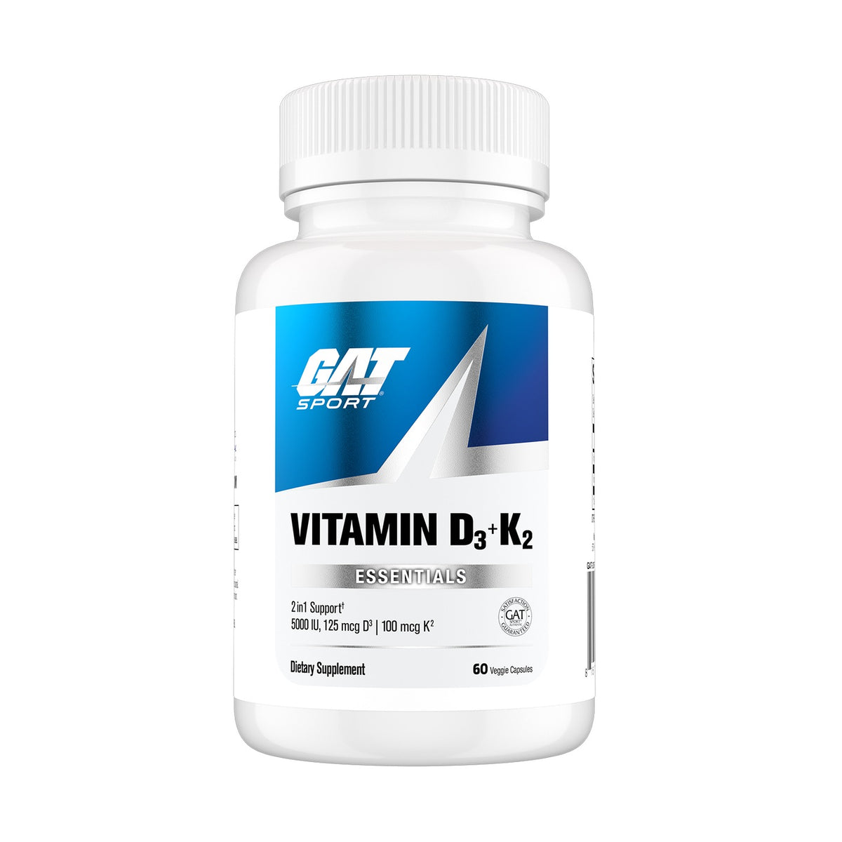 GAT Sport Vitamin D3 + K2 – 60 Veggie Capsules