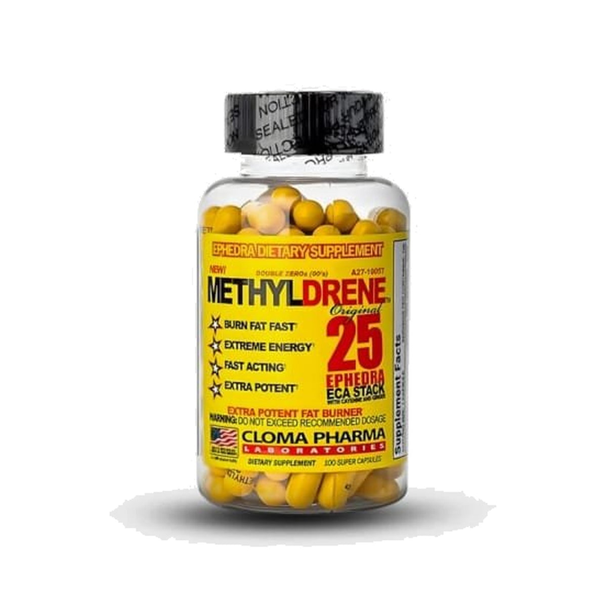 Cloma Pharma Methyldrene 25 Original Fat Burner – 100 Capsules