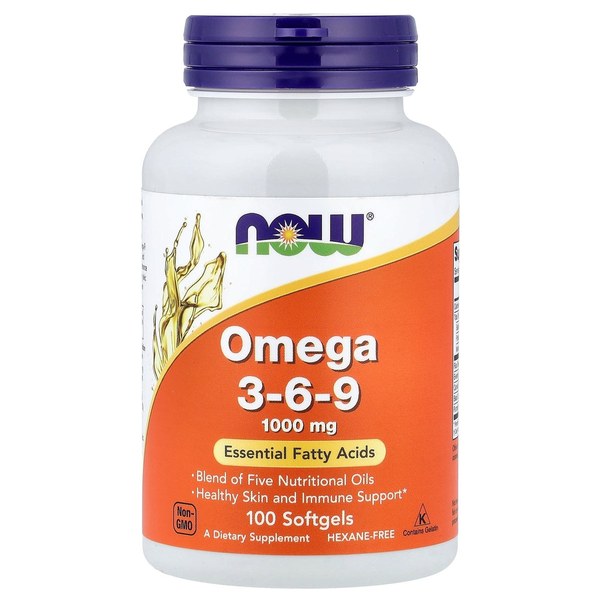 NOW Foods Omega 3-6-9 1000 mg – 100 Softgels