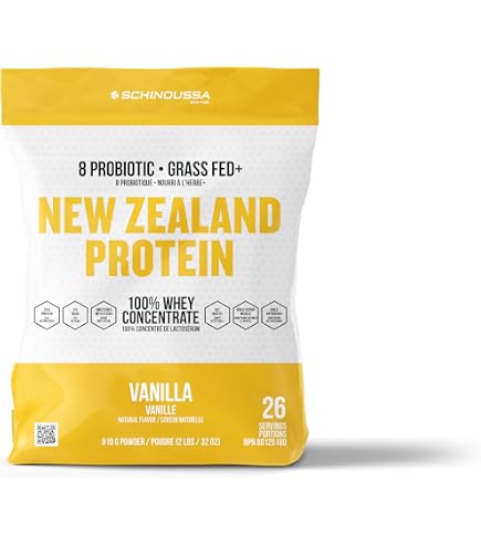Schinoussa New Zealand Whey Protein – 5 lb (2.2 kg)